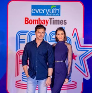 Siddhaanth Surryavanshi and his wife Alesia Raut at Everyouth Times Fresh Face