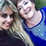 Kate Elizabeth with her mother