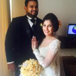 Pushpika De Silva withh her husban