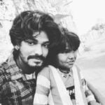Sawai Bhatt with his sister