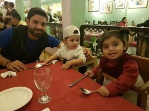 Mohammad Rizwan's daughters