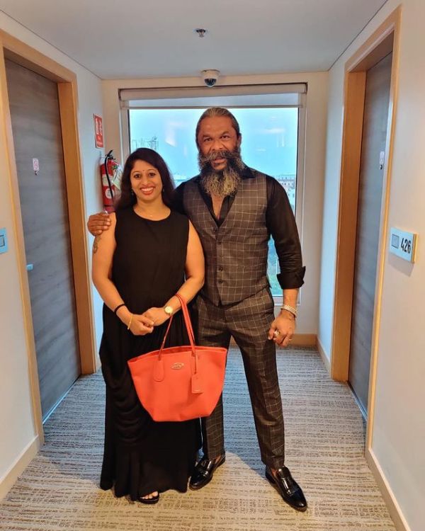 Picture of Avinash with his wife