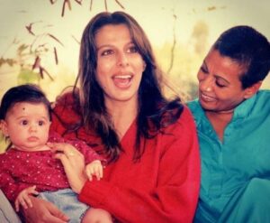 Promita Bedi with her daughter, Pooja Bedi