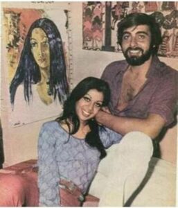 Protima Bedi with Kabir Bedi
