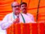 Bhupendra Singh Chaudhary while giving a speech