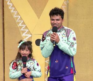 Gunjan Sinha in a still from the dance reality show Dance Deewane season 3 on Colors TV