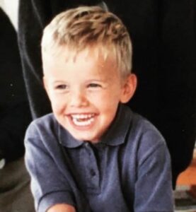 Childhood picture of Victorien Mulliez
