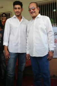 Mahesh Babu with his father Krishna