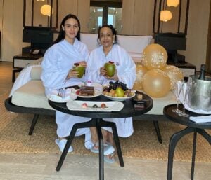 Deana Uppal with her mother, Rashpal Kaur