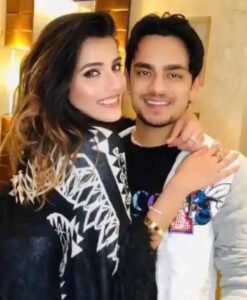 Aditi Hundia with Ishan Kishan