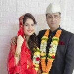 Gehna Vasisth with her husband Faizan Ansari